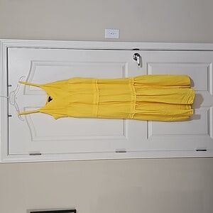 Simply Vera Wang Yellow Maxi Dress